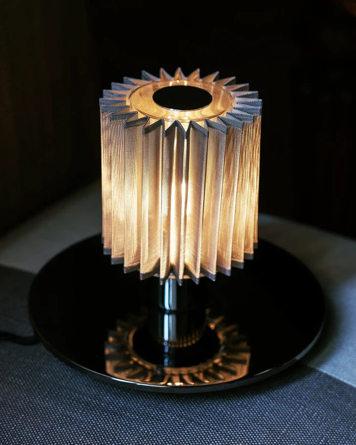 Lampe, In the Sun Table 220, Couleur Argent - Maille OR