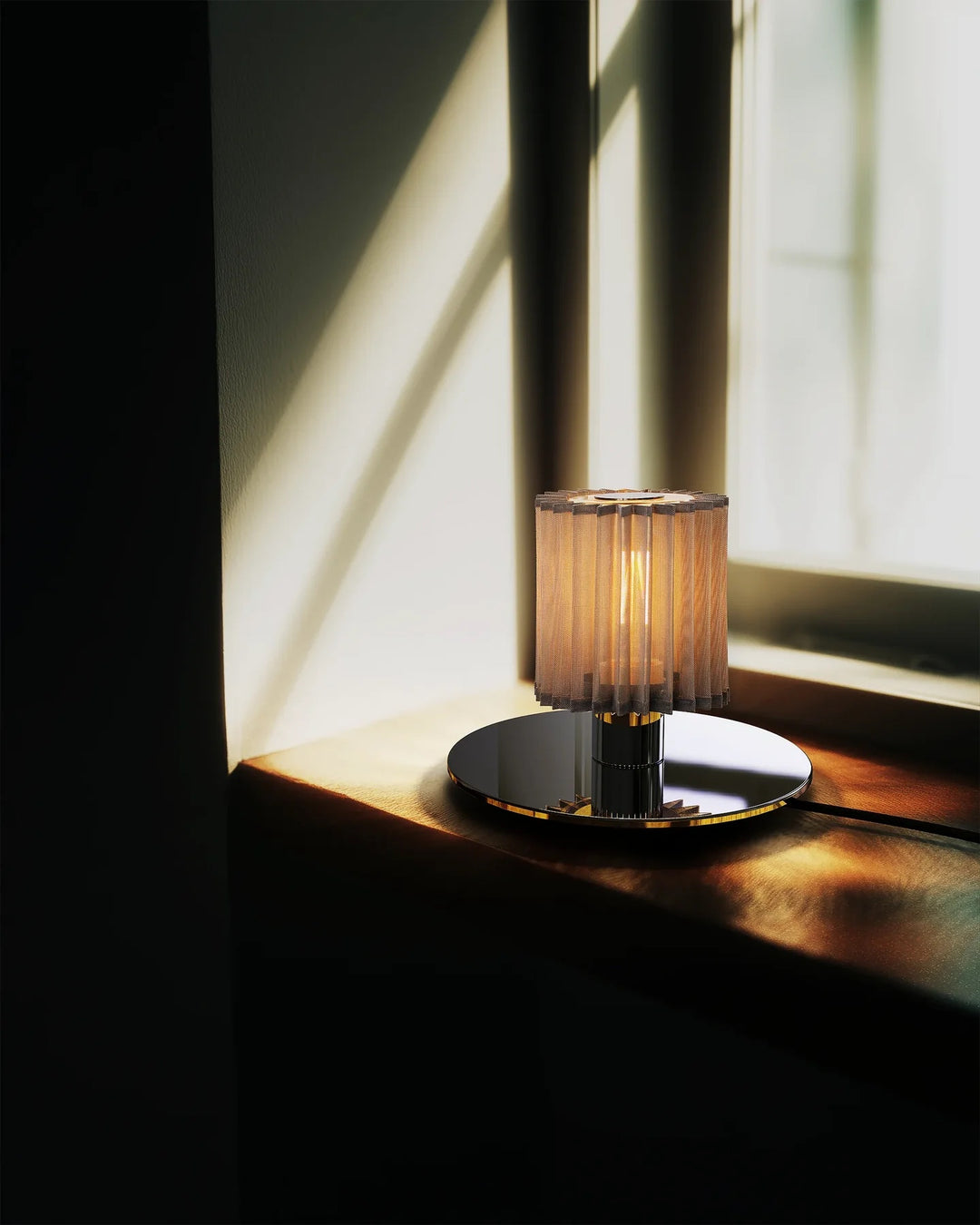 Lampe, In the Sun Table 220, Couleur Or - Maille Argent