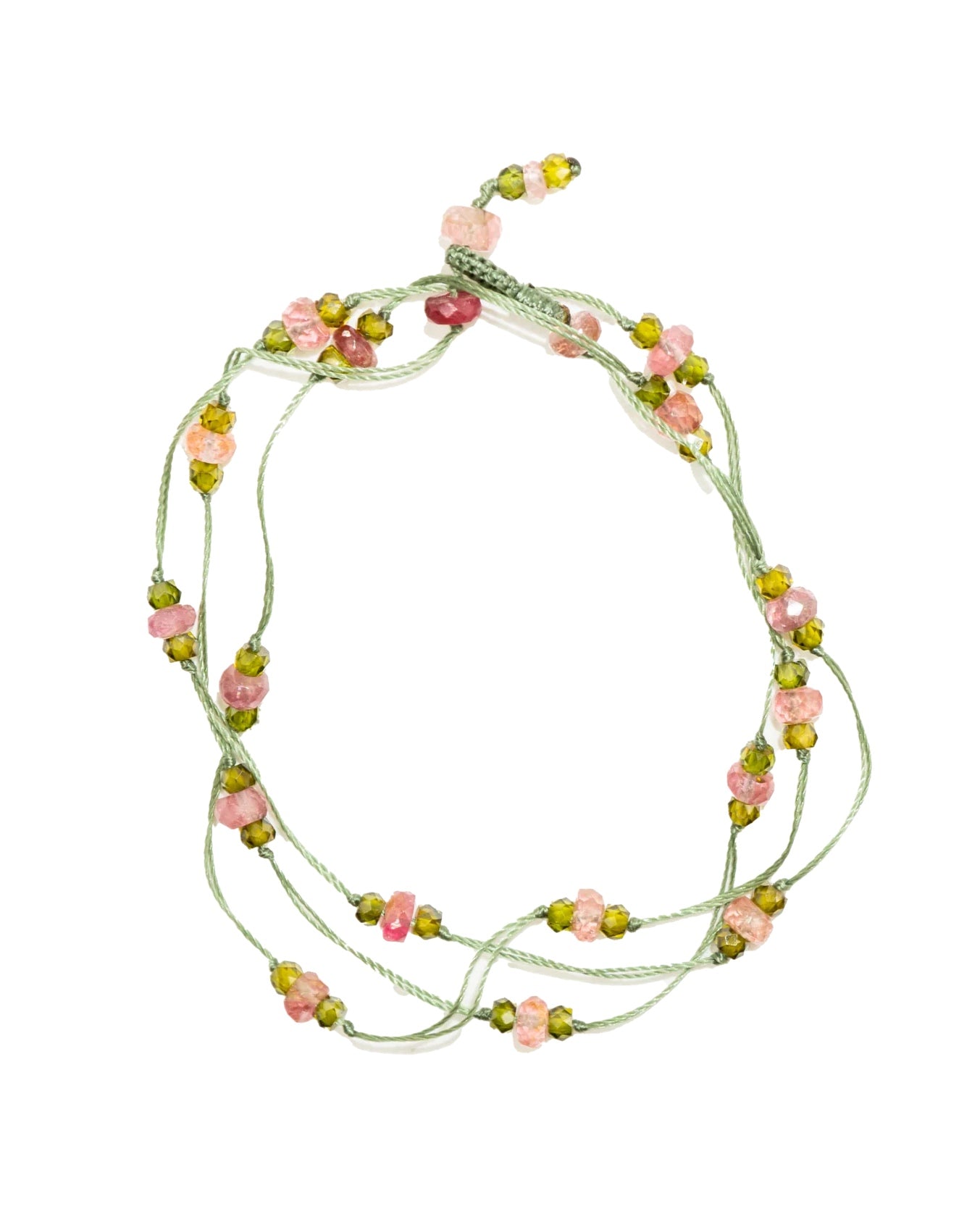 Collier Loopy duo, Tourmaline 3