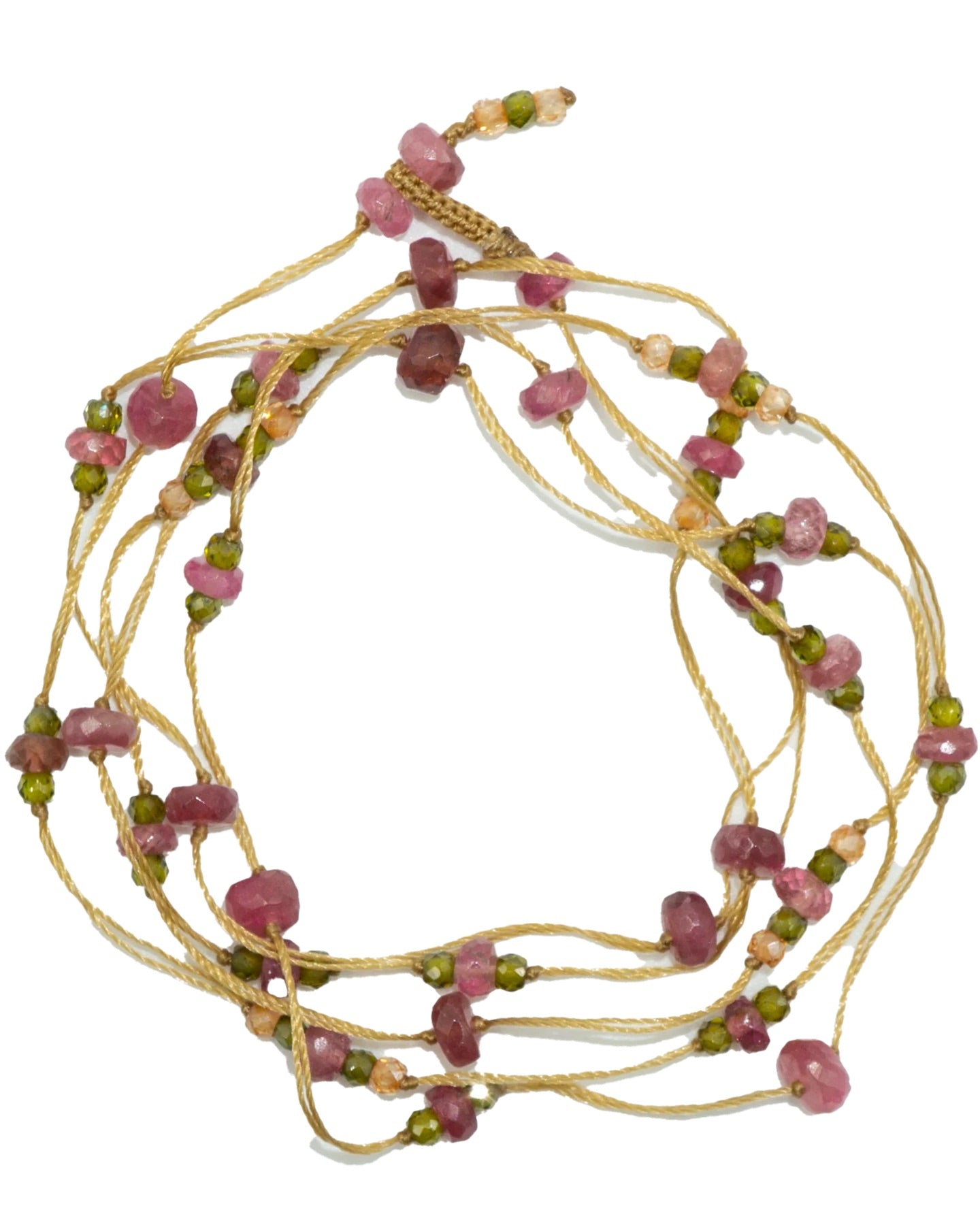 Collier & Bracelet Laly Duo Tourmaline Rose, Sharing