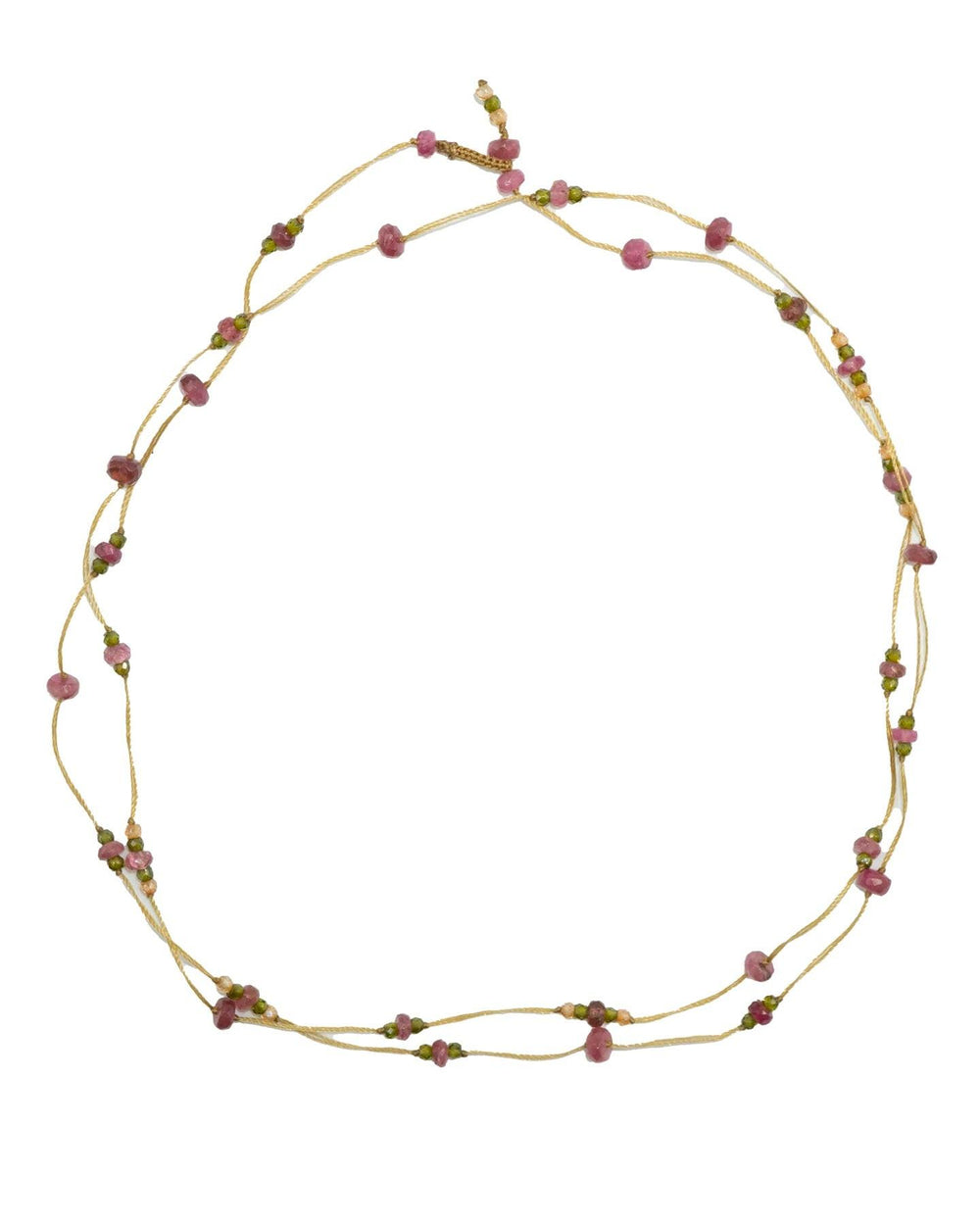Collier & Bracelet Laly Duo Tourmaline Rose, Sharing