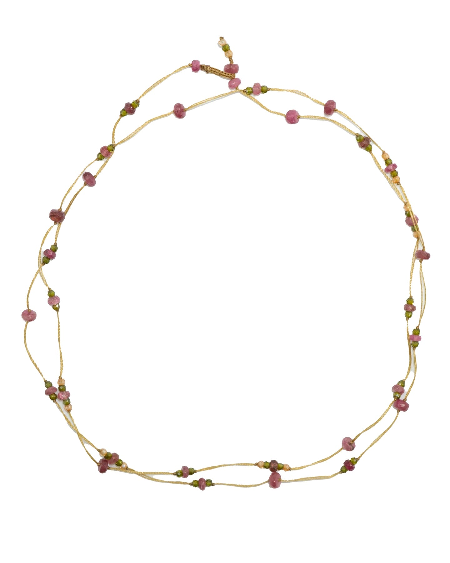 Collier & Bracelet Laly Duo Tourmaline Rose, Sharing