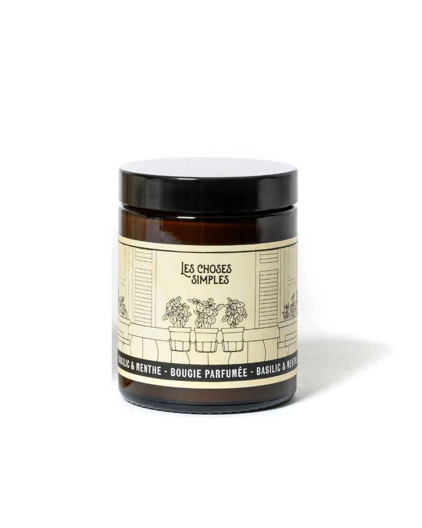 Bougie "Basilic & Menthe", Les choses simples 