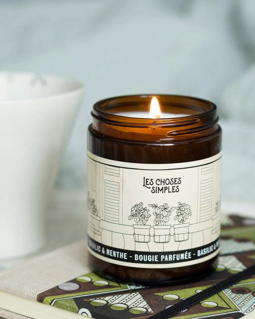 Bougie "Basilic & Menthe", Les choses simples 