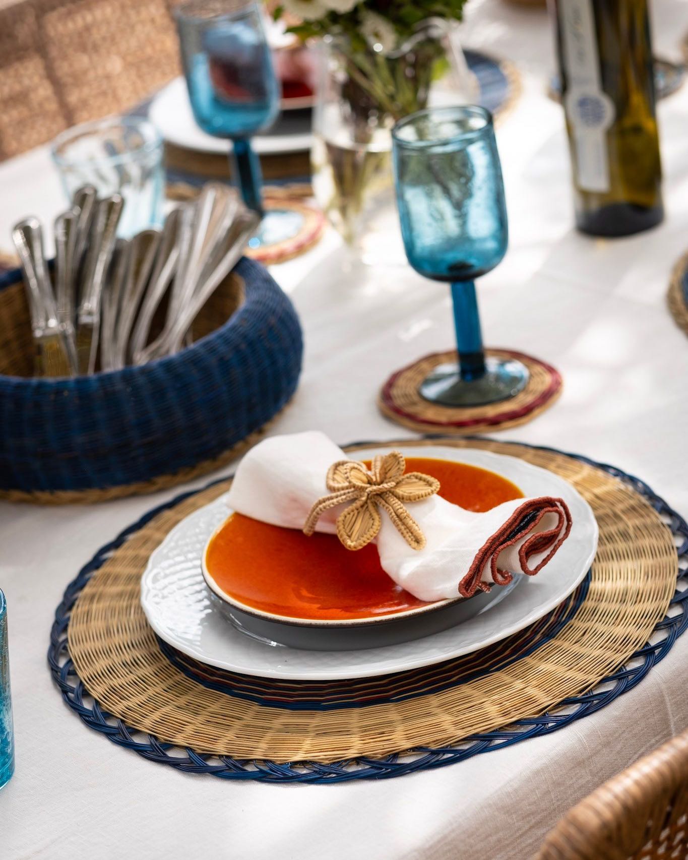 Rond de Serviette, Orchidée Naturel, Pao Maison