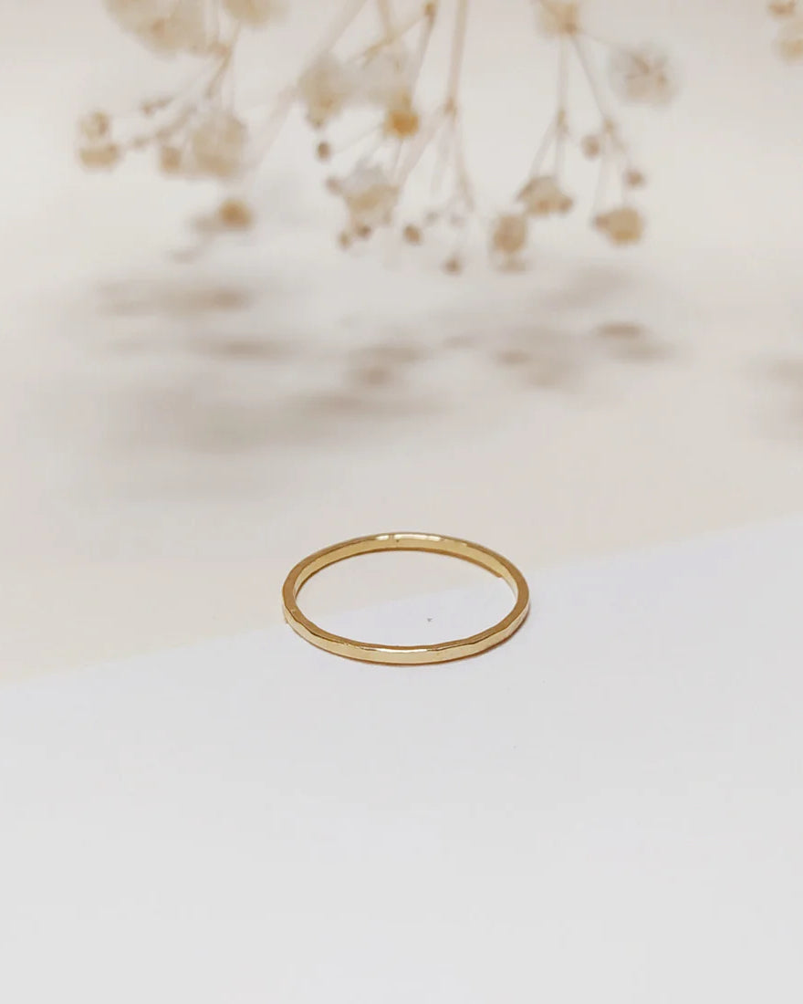 Bague Rigide Fine Martelée, Fabien Ajzenberg