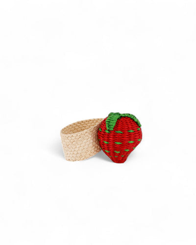 Rond de Serviette, Fraise, Pao Maison