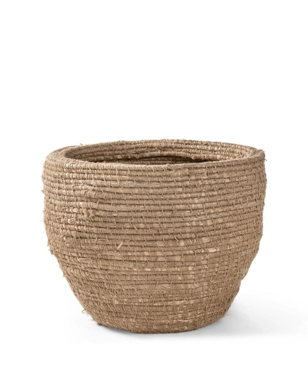 large woven basket planter Planter Basket Java Mendon Natural Jute, Large
