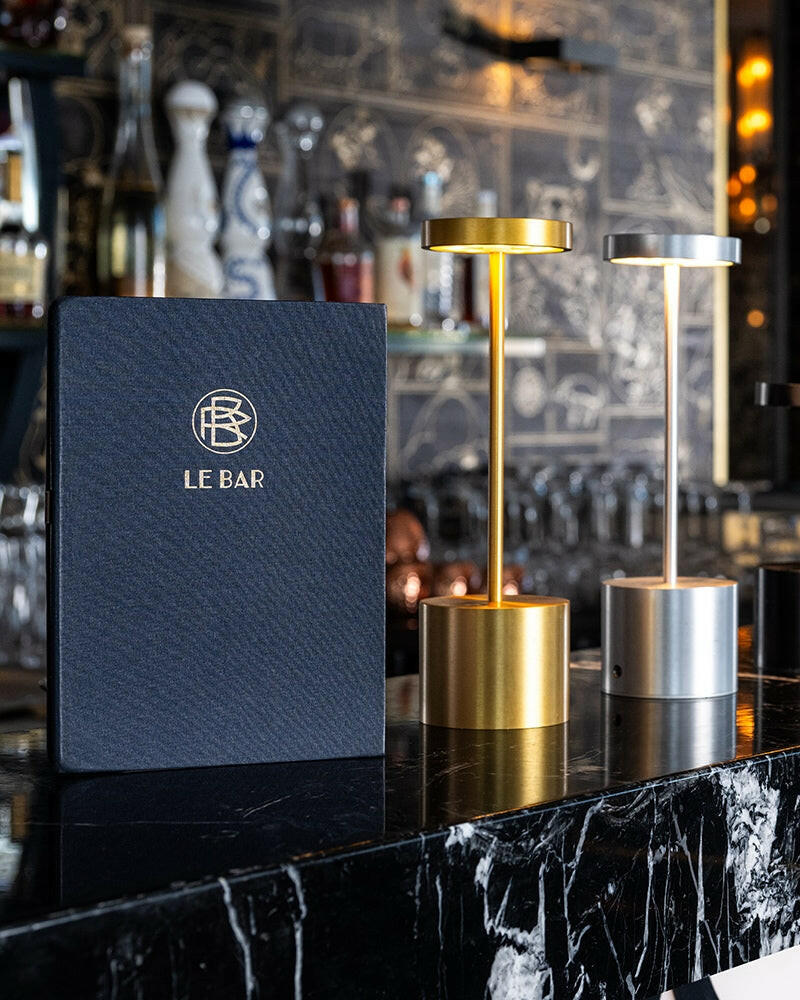 Lampe sans fil Luxciole PM, Argent fumé, Hisle