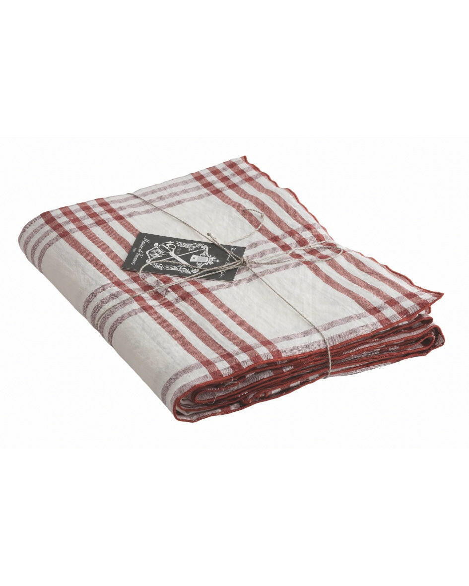 Nappe Toile Mimi Country Argile / Bourdon Argile
