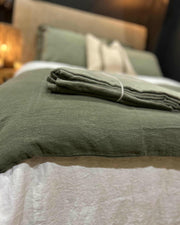 Edredon en lin, Kaki.