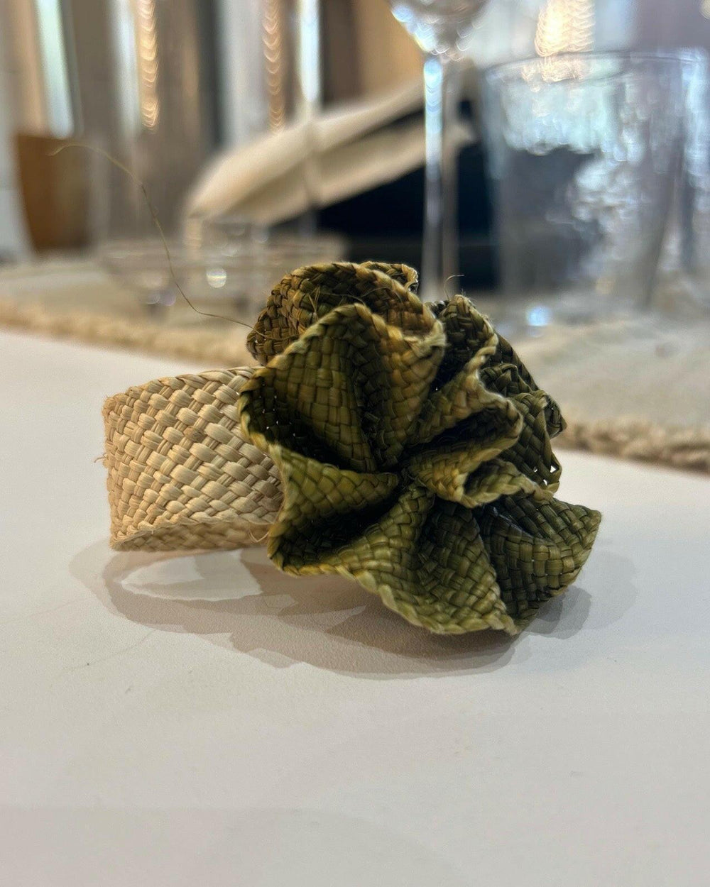 Rond de Serviette, Fleur Kaki, Pao Maison