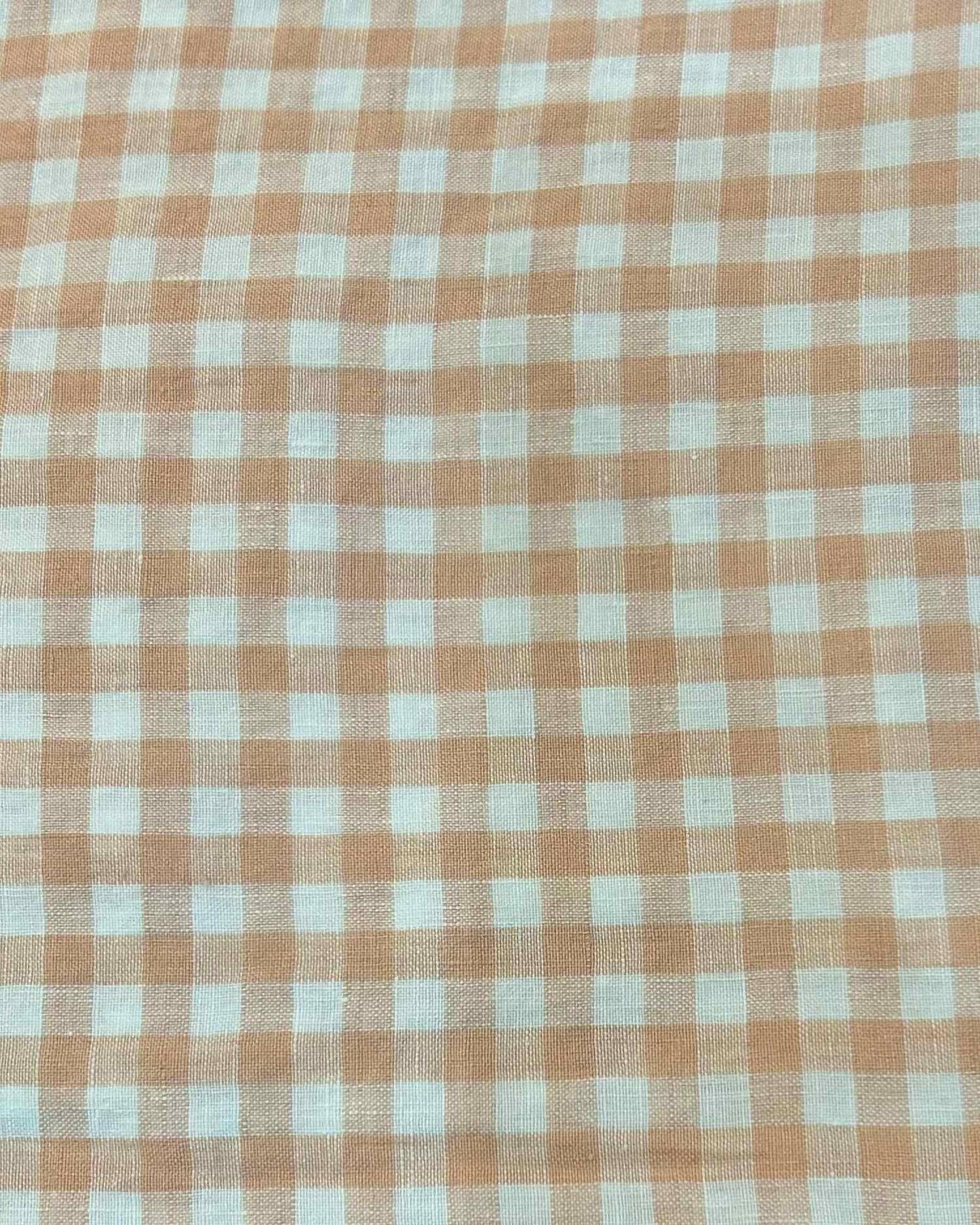 Tablier Japonais Linge Particulier, Vichy Cuivre