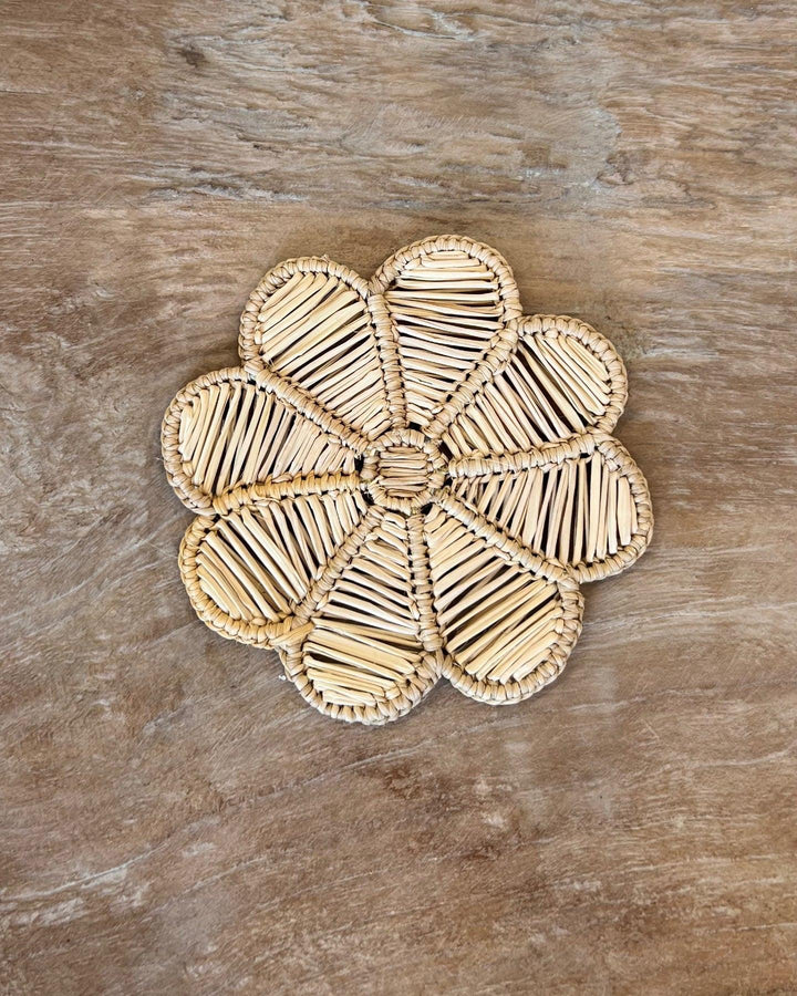 Dessous de verre Daisy naturel, vue du motif Daisy