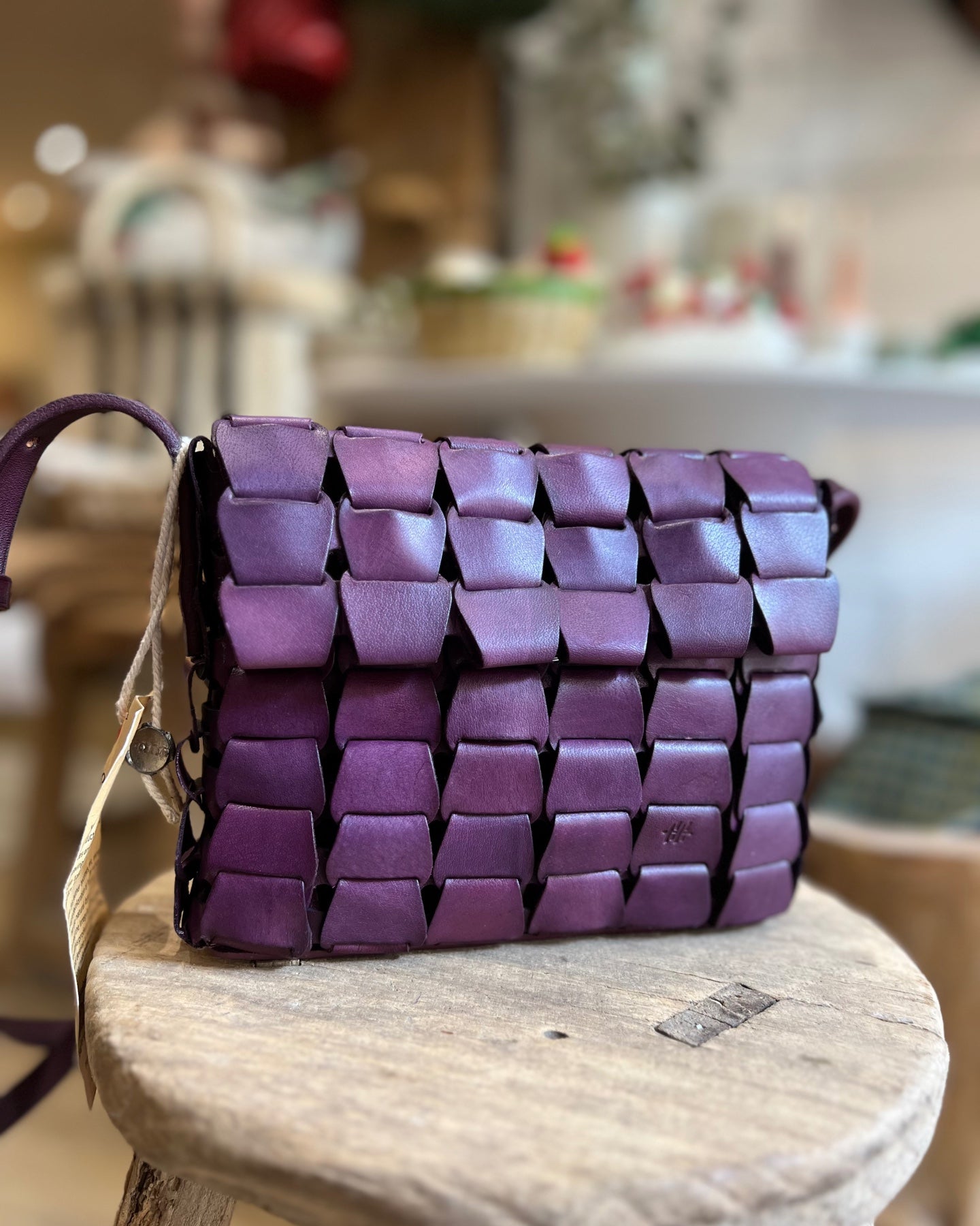 Link Pouch, Plum