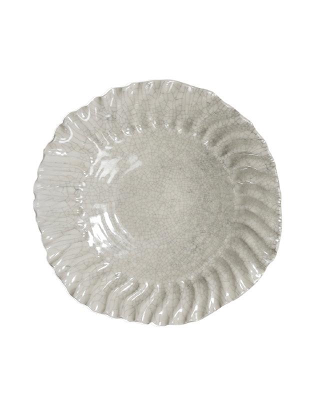 Large Dashi Deep Plate, Cracked Quartz | Jars Tableware – Halo Concept