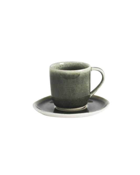 Tasse & Sous Tasse Espresso Maguelone Orage Uni, Jars