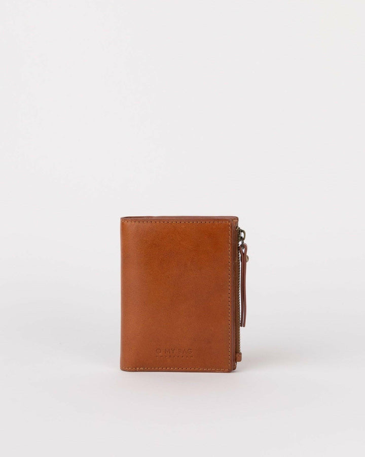 Laura half-moon mini wallet, Cognac