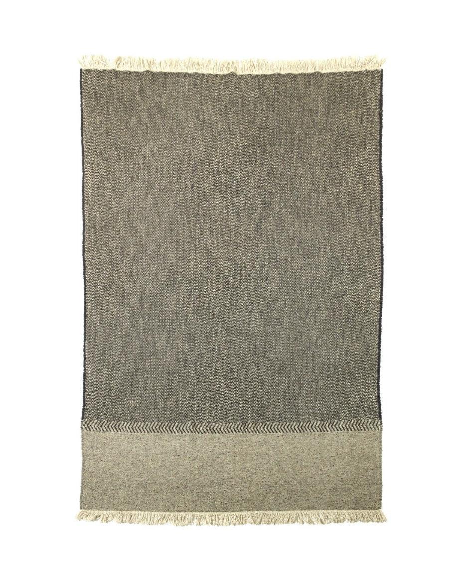 Plaid Jules, Black Herringbone.