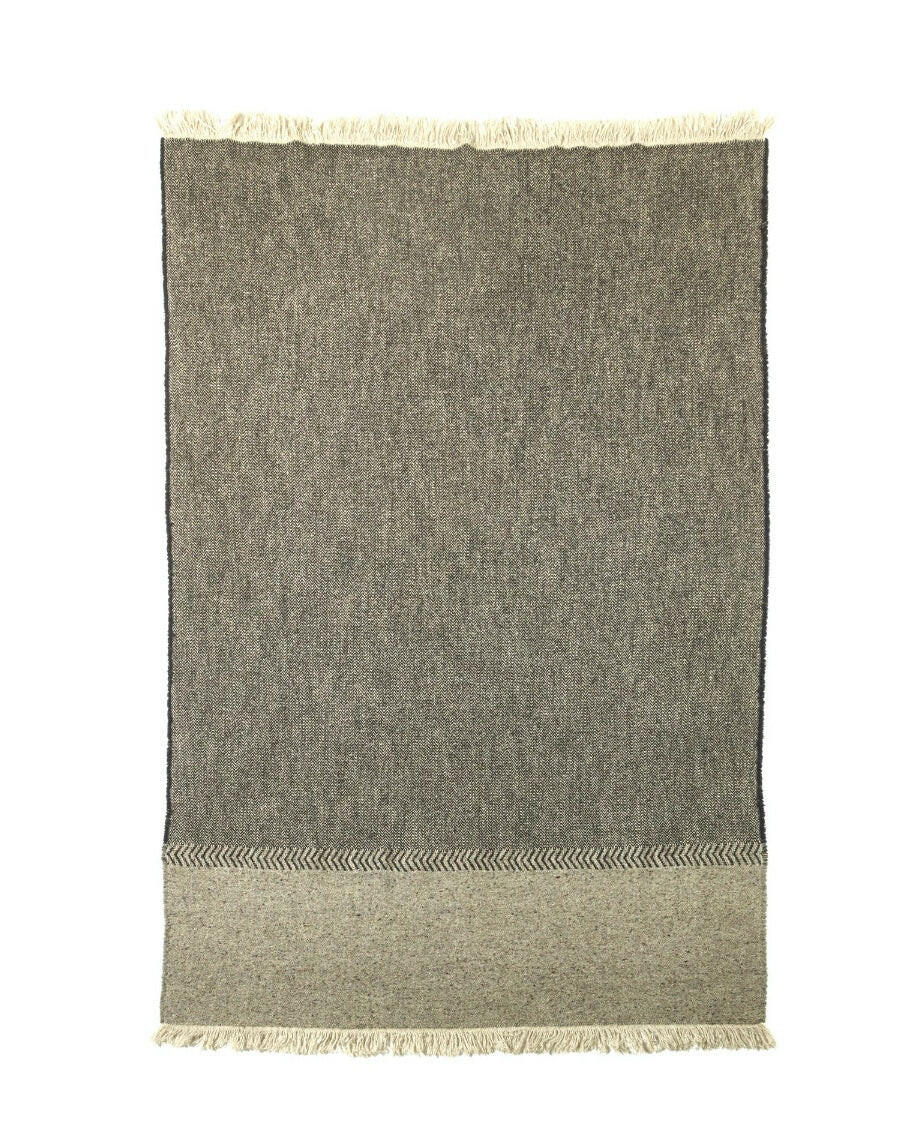 Plaid Jules, Black Herringbone.