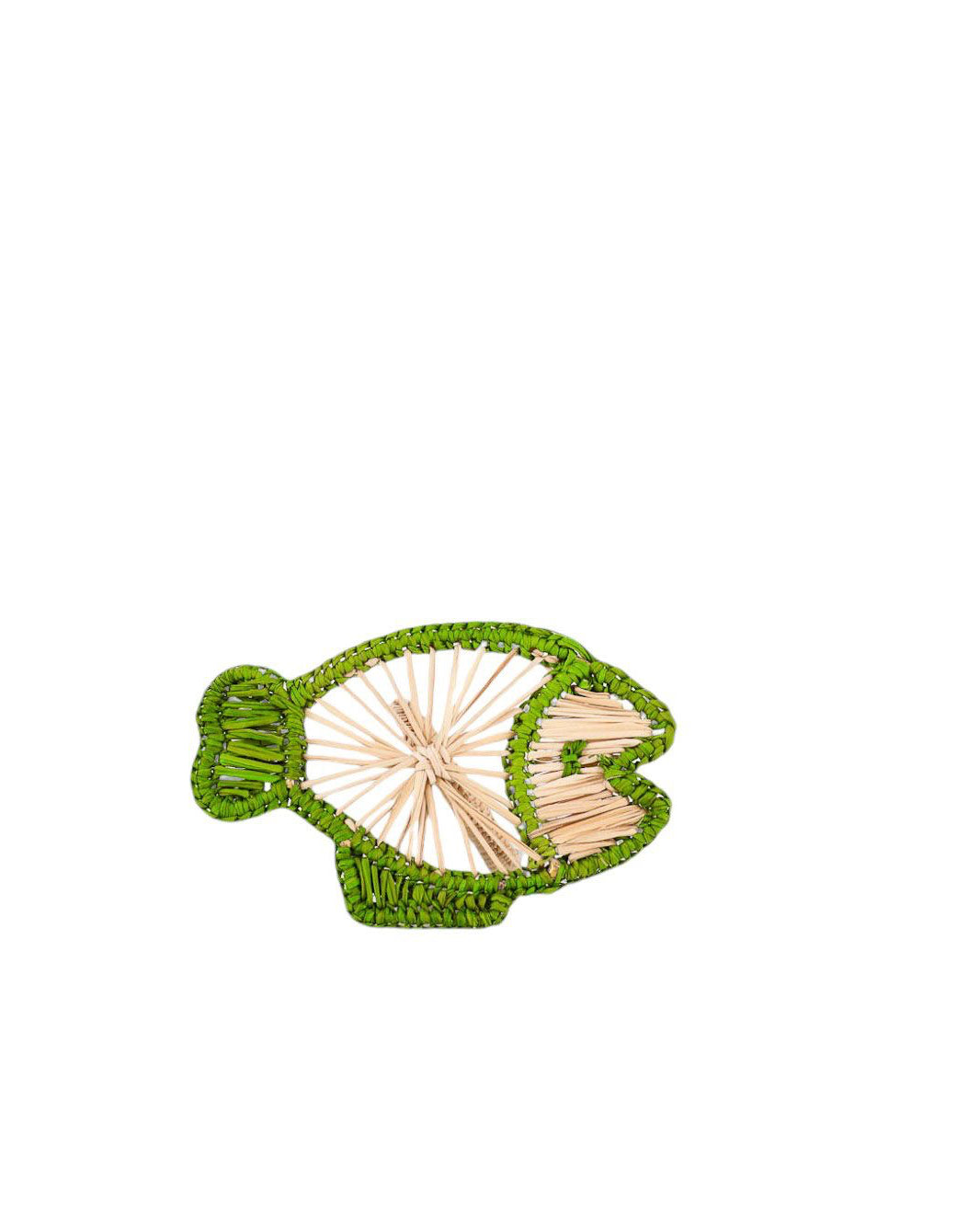 Rond de Serviette, Poisson Vert et Naturel, Pao Maison