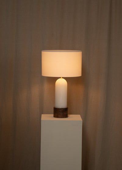 Table lamp, Pura Kelo White Alabaster