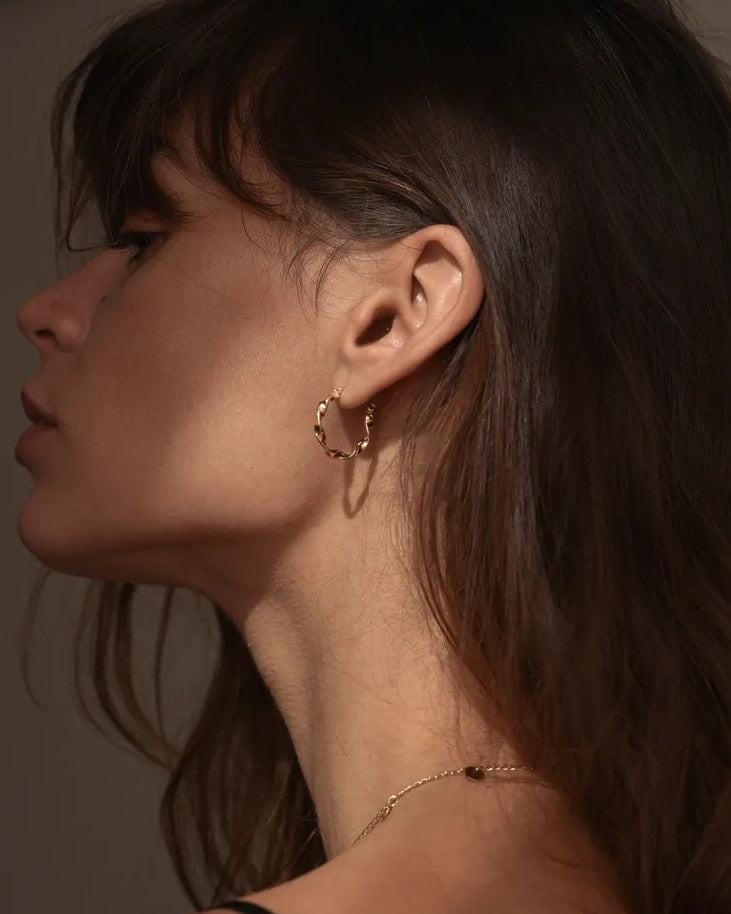 Petites Créoles Torsadée Esmeralda, Louise Damas