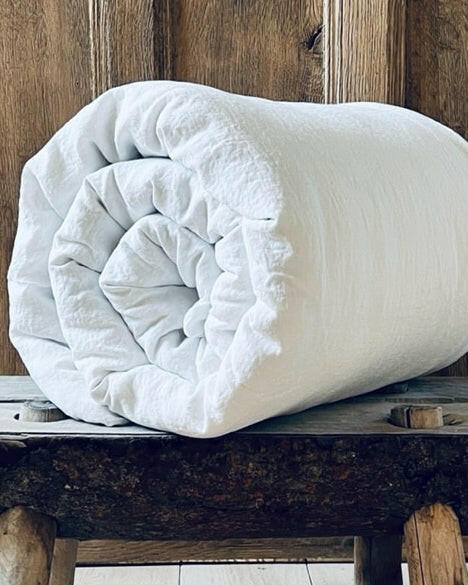 Drap Housse, Blanc Craie.