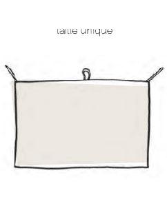 Torchon de cuisine, Rayure Citrouille.