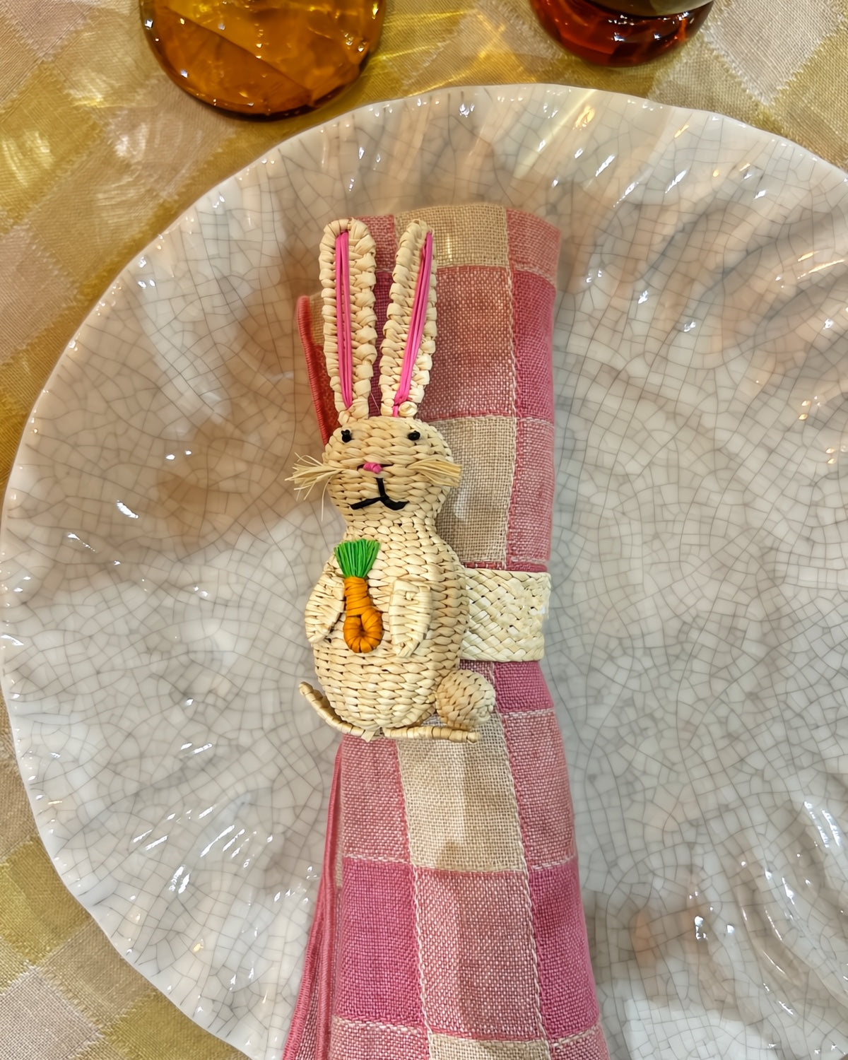 Rond de Serviette, Lapin de Pâques, Pao Maison