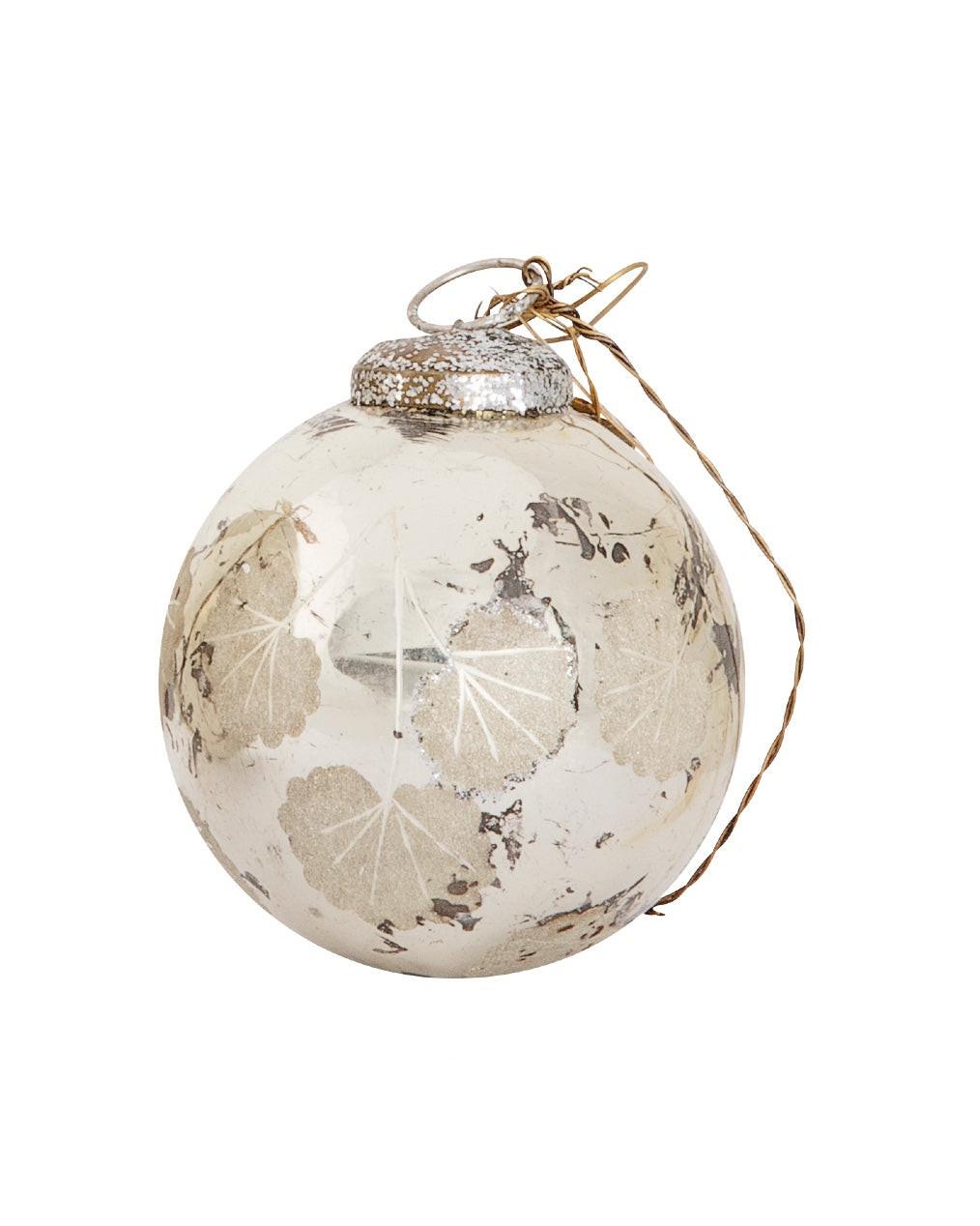 Leaf ball silver Walther & Co