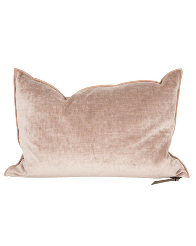 Coussin Vice Versa en Velours Royal, Blush, Maison de Vacances