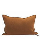Vice Versa Linen Wabi Sabi Stone Washed Cushion, Amber