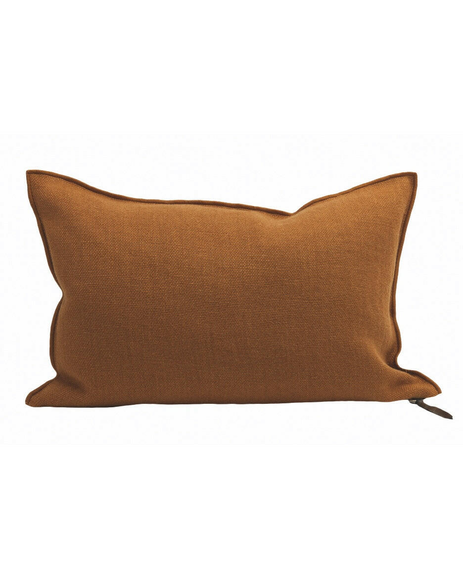 Coussin Vice Versa Lin Wabi Sabi Stone Washed, Ambre, Maison de Vacances