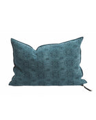 Vice Versa Jacquard Stone Washed Kilim Cushion, Riviera