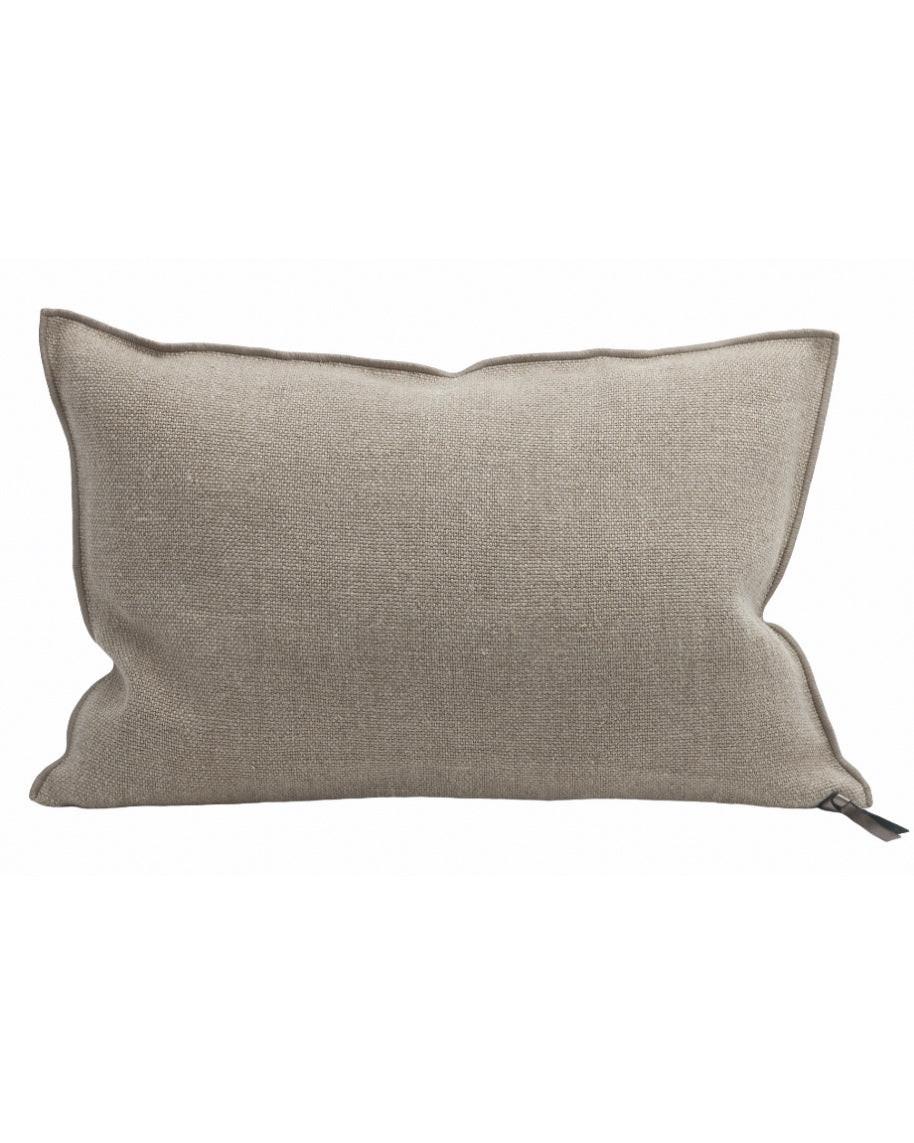 Coussin Vice Versa Lin Wabi Sabi Stone Washed, Naturel, Maison de Vacances