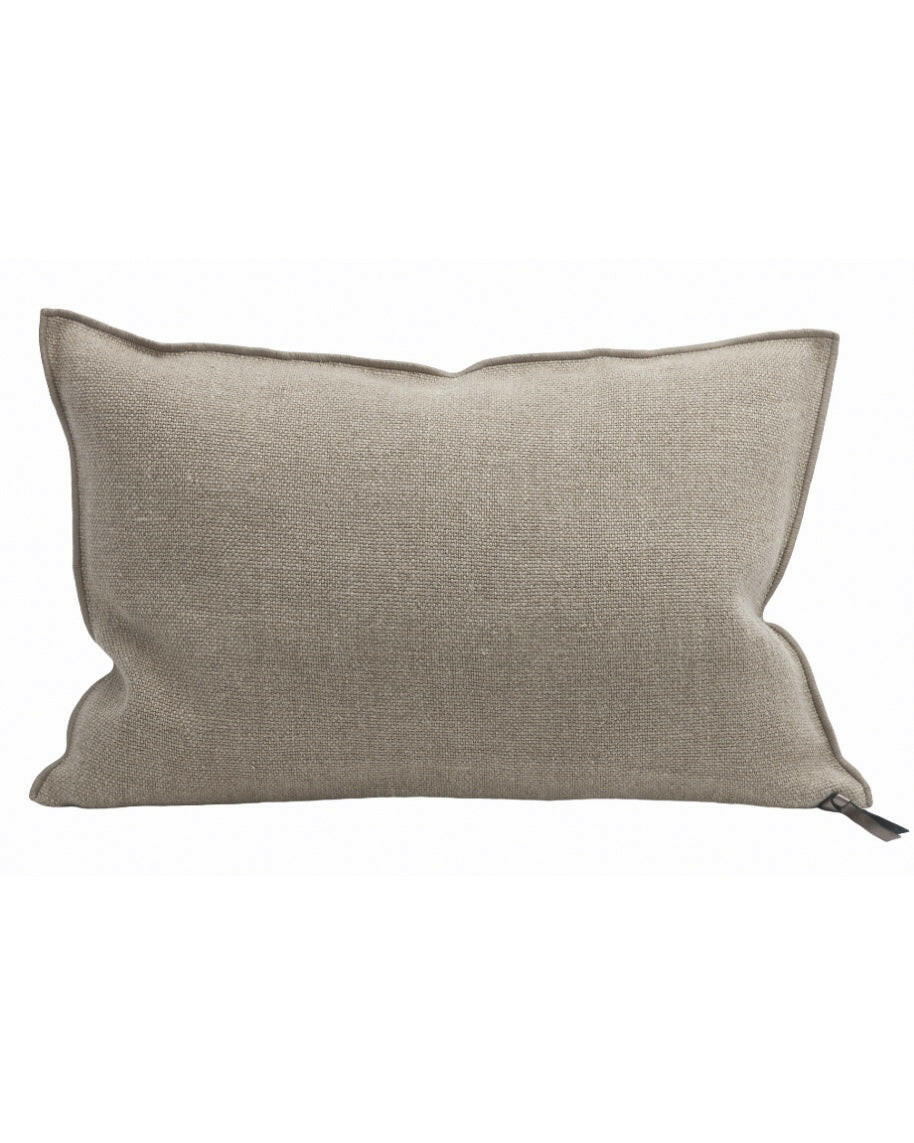 Coussin Vice Versa Lin Wabi Sabi Stone Washed, Naturel, Maison de Vacances
