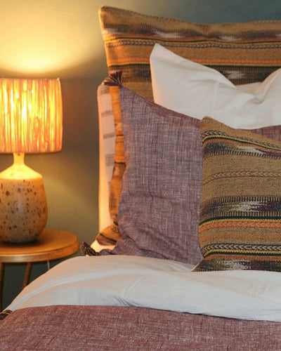 Housse de coussin Madira, Raisin.