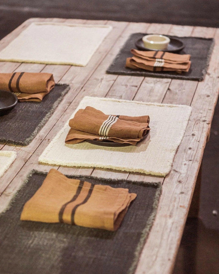 Set de table Jasper Faded Black Libeco