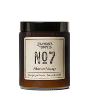 Bougie No 7 "Albert en Voyage" Les choses simples 