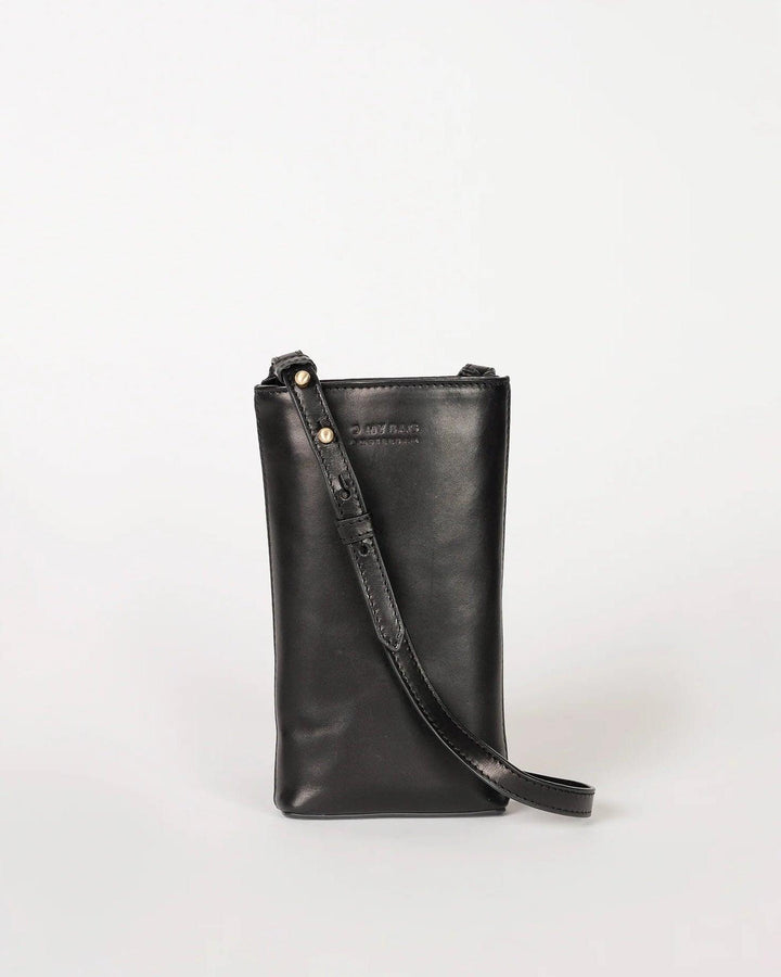 Étui de téléphone Charlie, Noir.