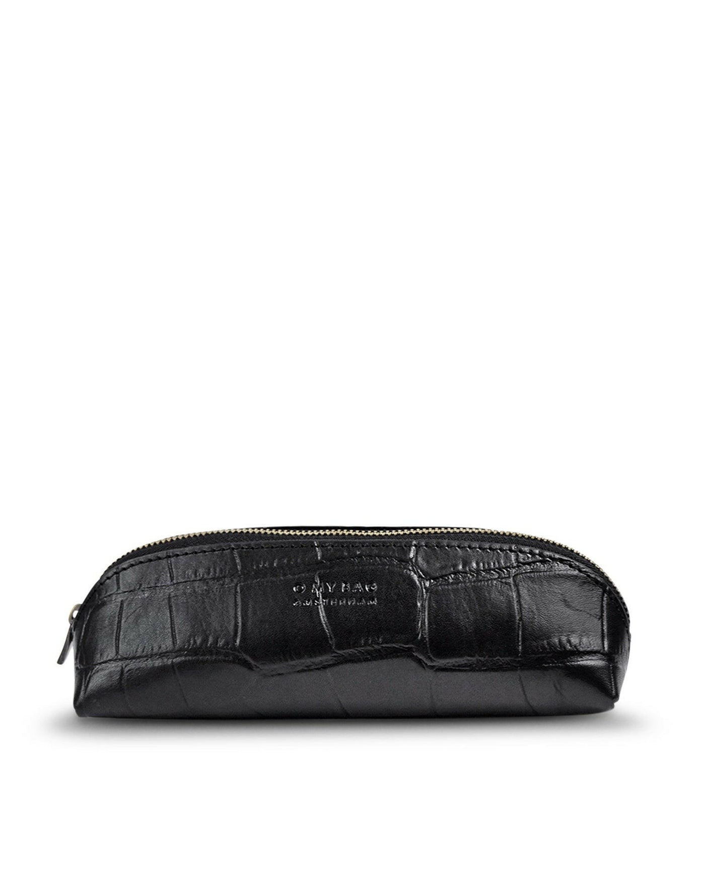 Pencil case Croco, Black