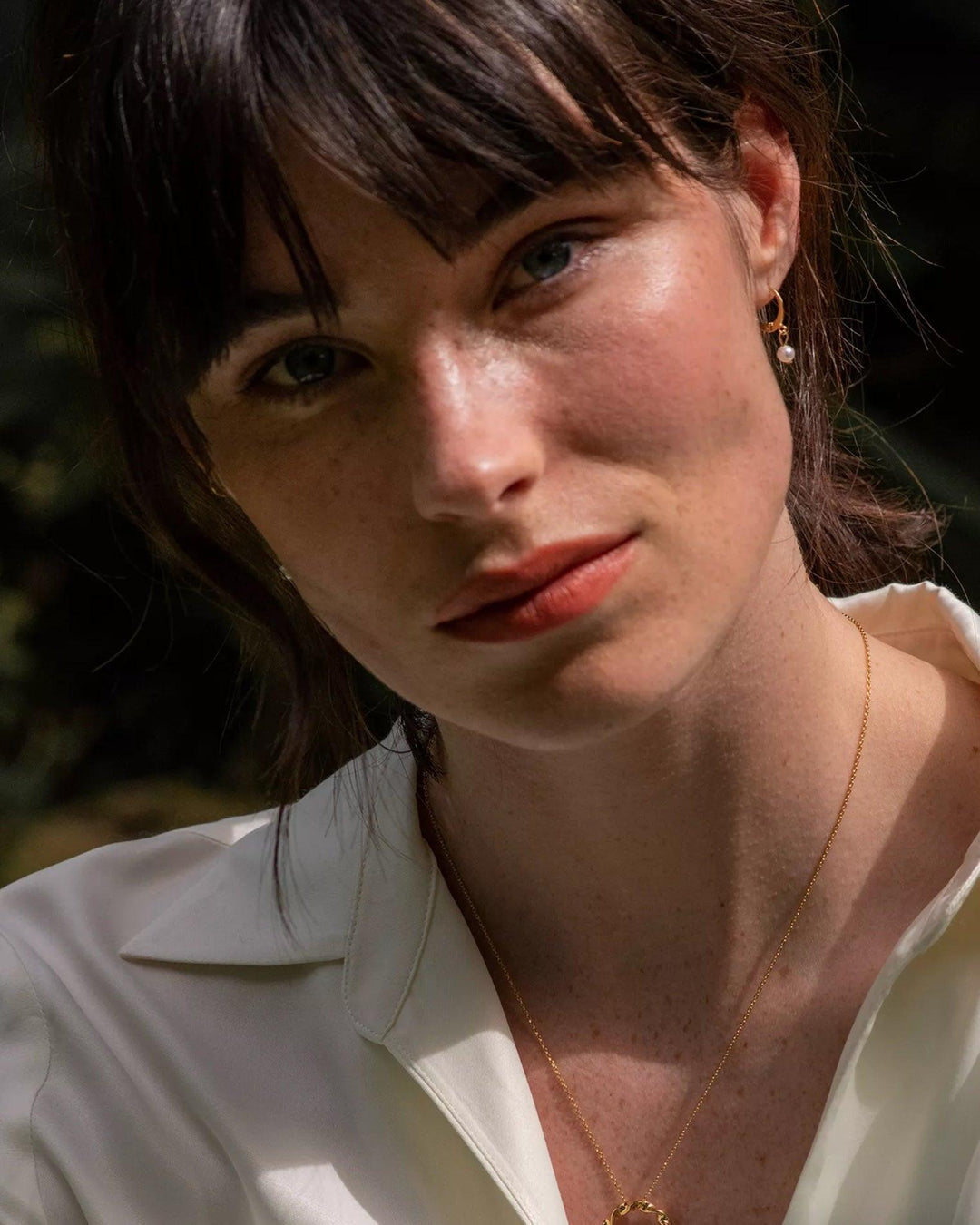 Dormeuses perles, Ondine.