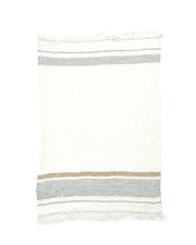 The Belgian Towel, Oyster Stripe, Libeco