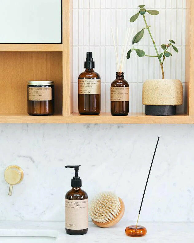 Diffuseur No4 Teakwood & Tobacco, P.F. Candle Co.