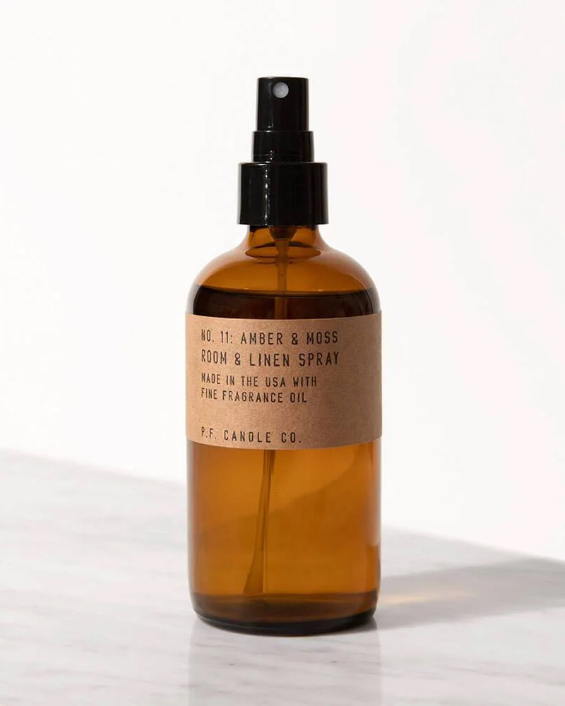 Spray d’Ambiance No 11 Amber &amp; Moss, P.F. Candle Co.