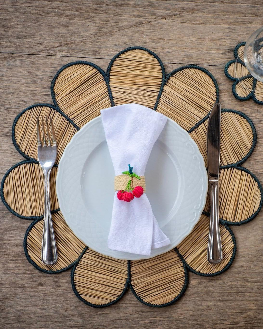 Rond de Serviette, Cerise, Pao Maison