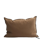 Vice Versa Satin Mimi Cushion, Havana