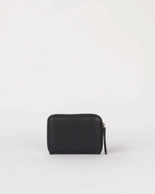 Robbie - Petit porte-monnaie en cuir Noir