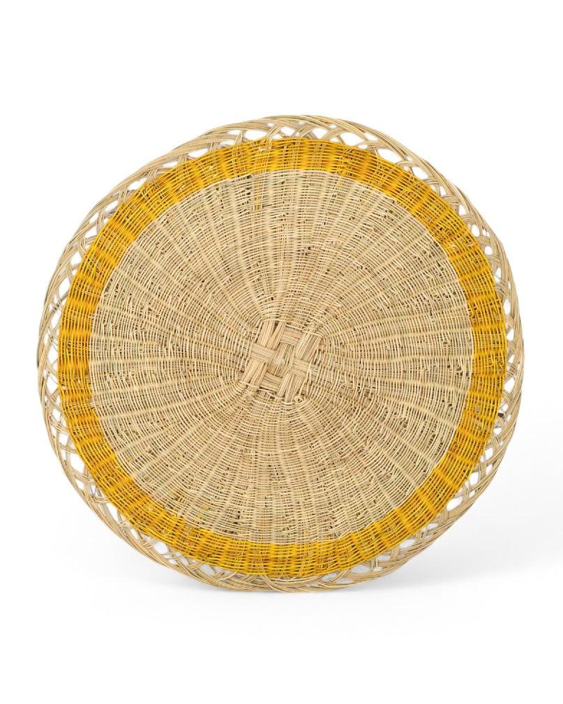 Set de table Rural Jaune PAO Maison détail motif